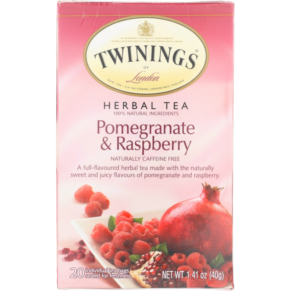 Pomegranate & Raspberry Herbal Tea – 20 Bags