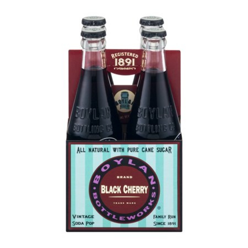 Sparkling Black Cherry Soda - 4 Pack, 46.4 oz