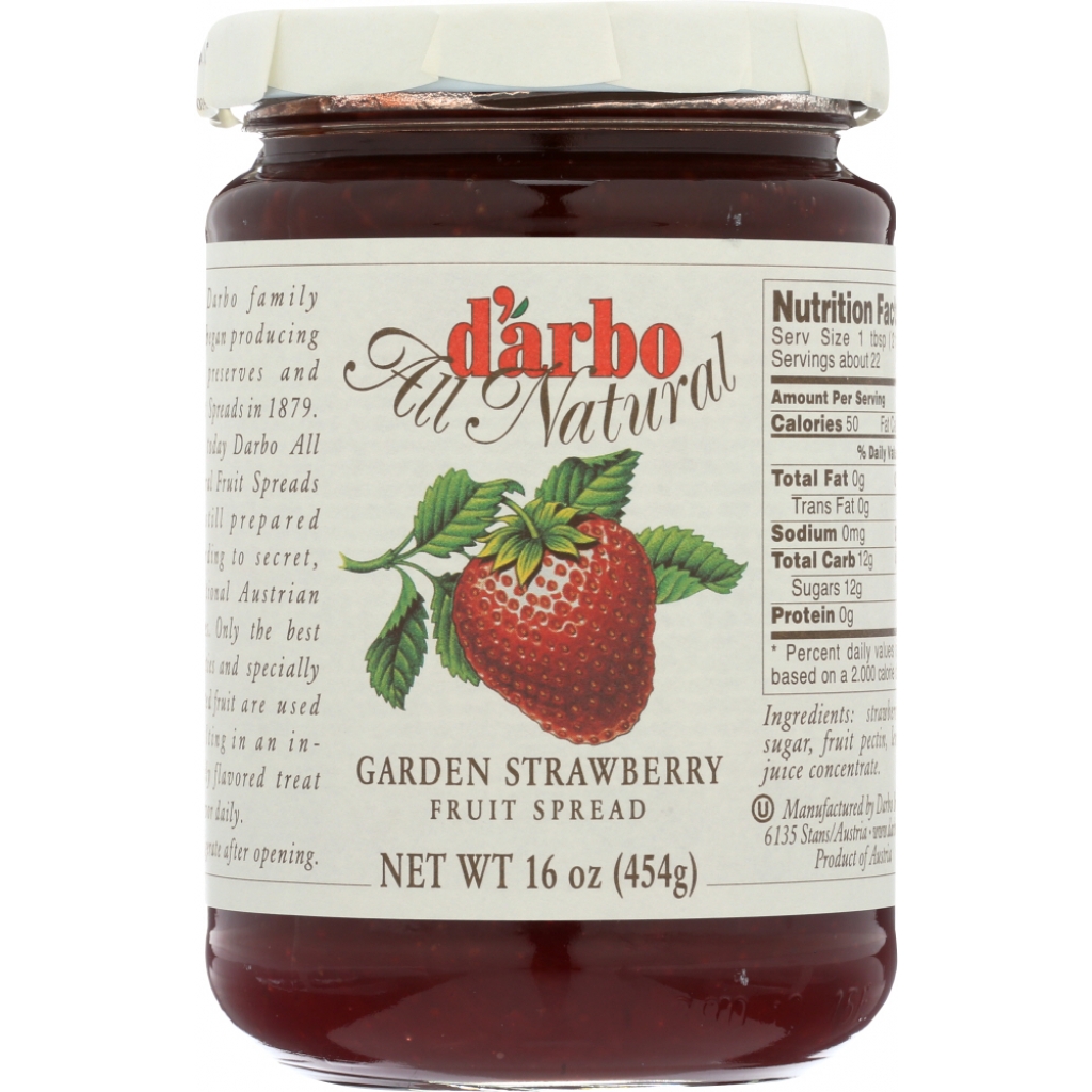 Garden Strawberry All-Natural Fruit Spread - 16 oz