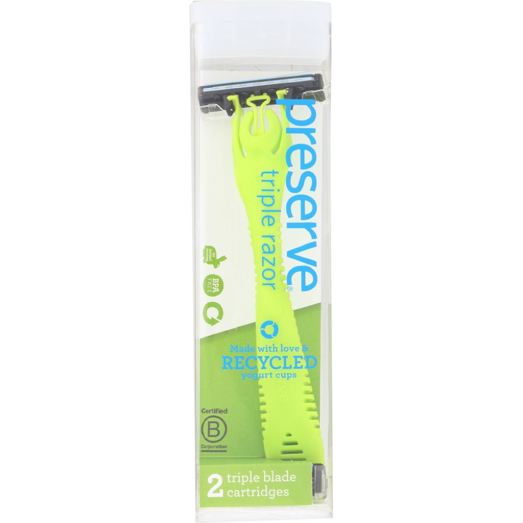 Eco-Friendly Triple Razor Blade - 2 Pieces