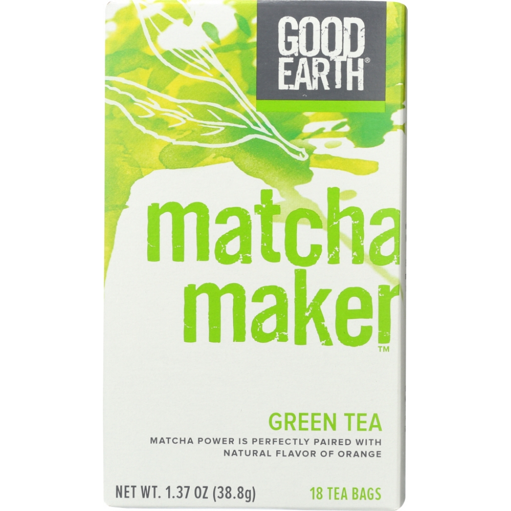 Good Earth Matcha Maker Green Tea, 18 Bags