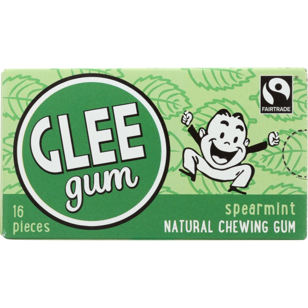 Natural Spearmint Chewing Gum, 16 pcs