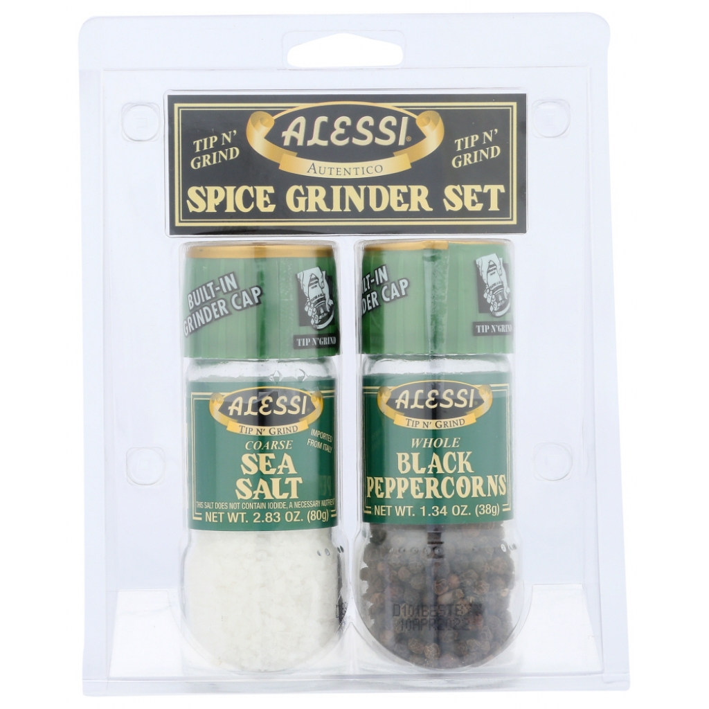 Premium Salt and Pepper Grinder Set - Small, 2 pc