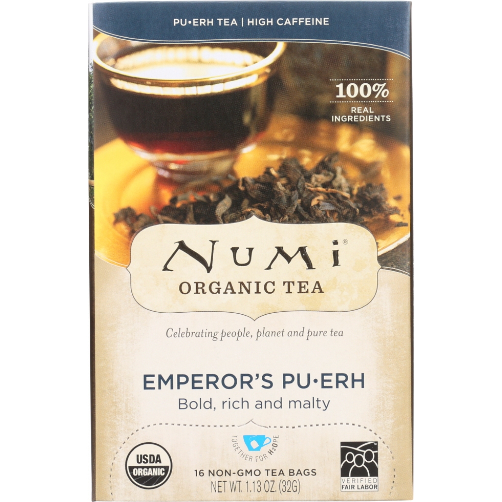 Authentic Organic Puerh Tea - 16 Bags