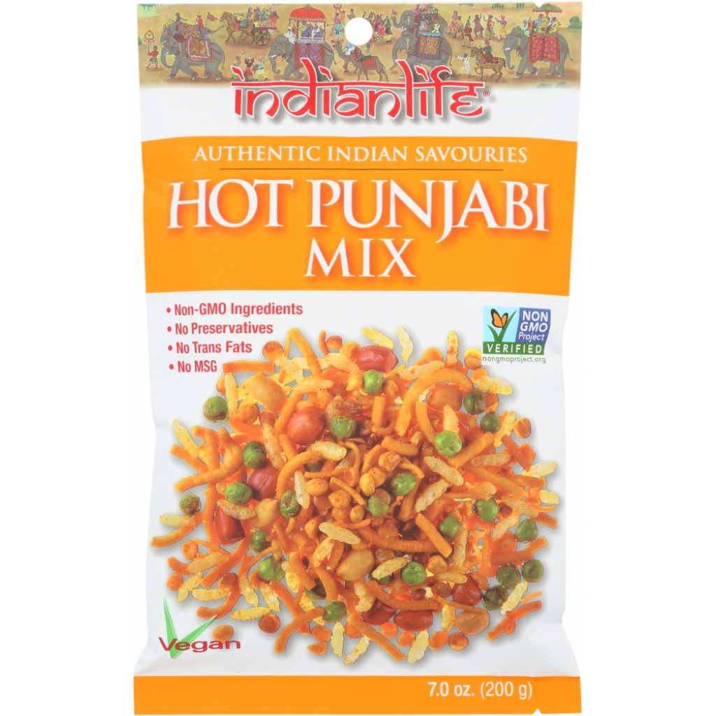 Punjabi Hot Snack Mix, 7 oz - Flavorful Crunchy Delight