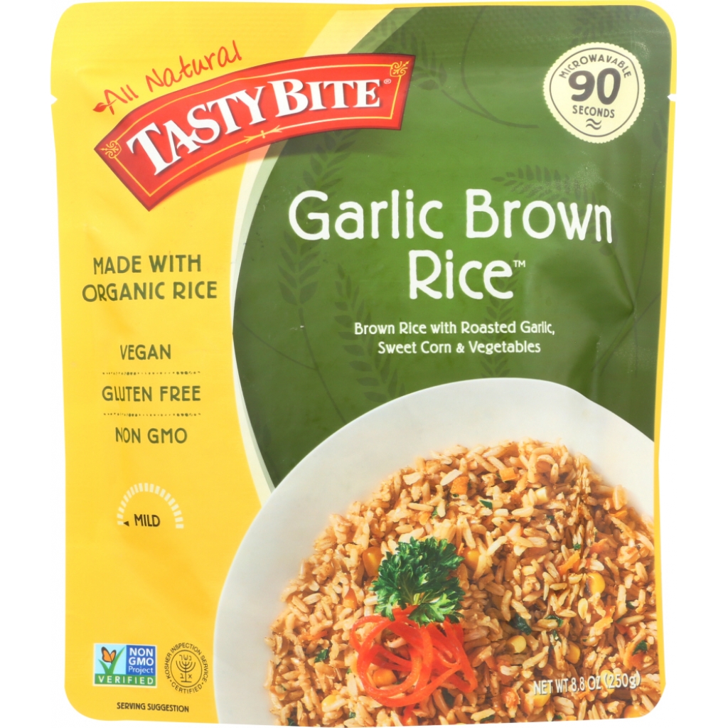 Roasted Garlic Brown Rice, 8.8 oz