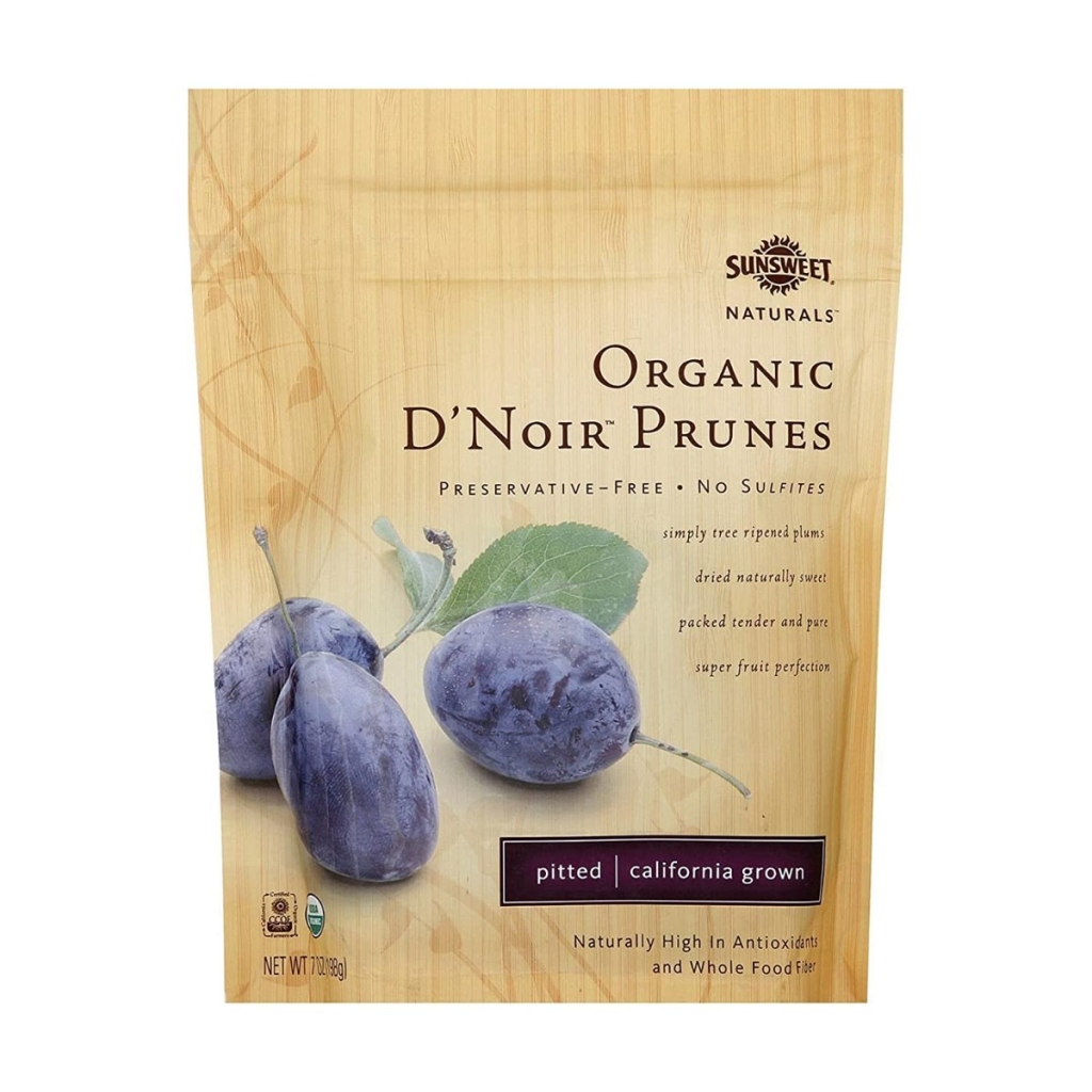 Organic D'Noir Prunes, 7 oz