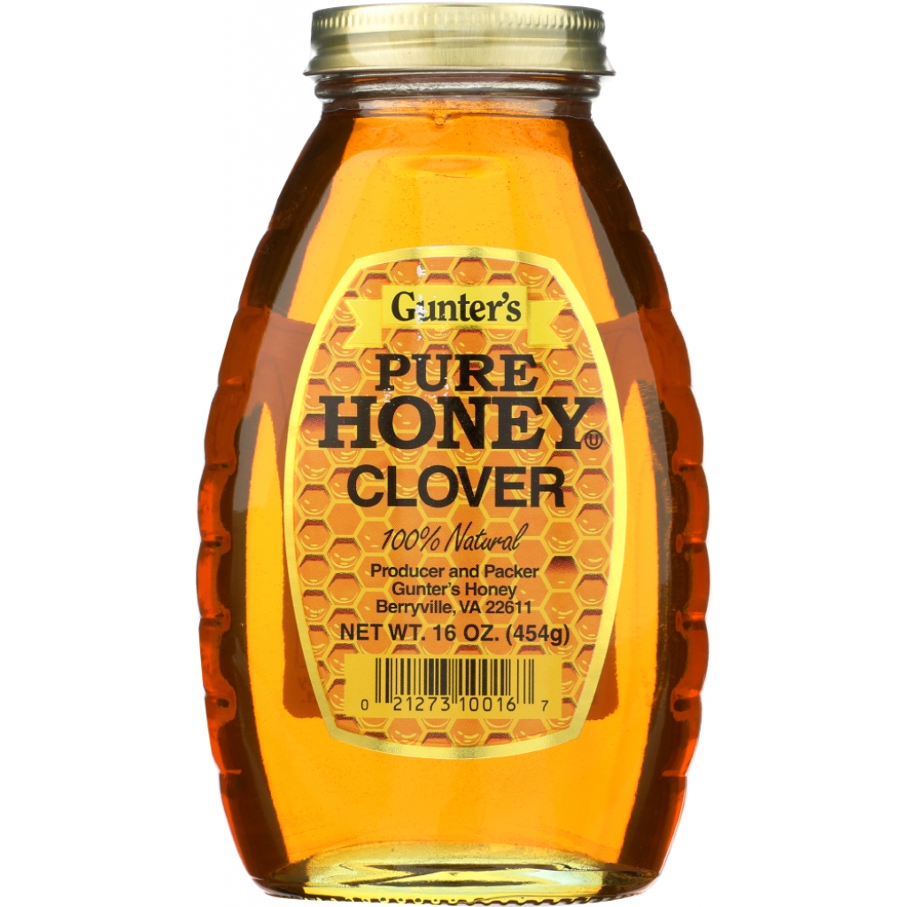 Gunter's Premium Honey Clover, 16 oz