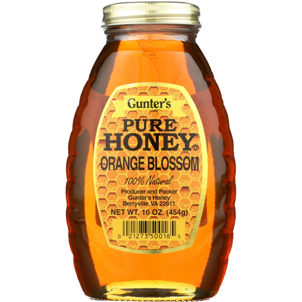 Gunter's Honey Orange Blossom - Premium Honey