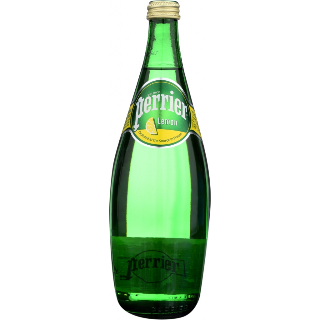 Perrier Sparkling Natural Mineral Water with Lemon - 25 fl oz