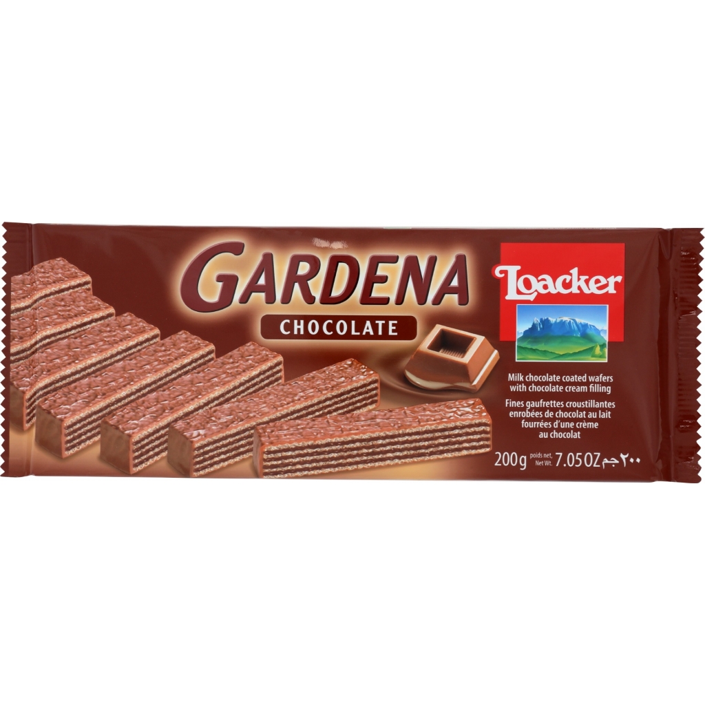 Indulgent Loacker Gardena Chocolate Wafers