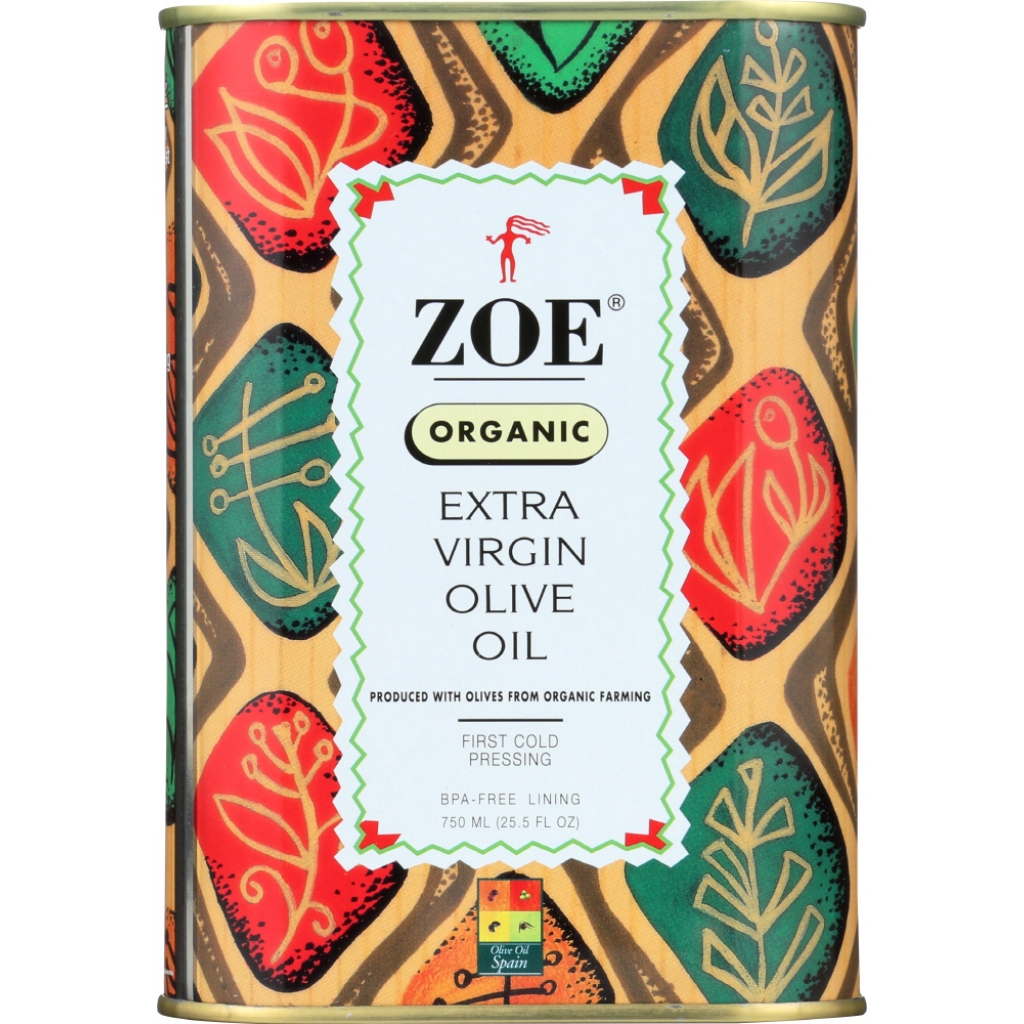 Organiz Zoe Extra Virgin Organic Olive Oil - 25.5 oz