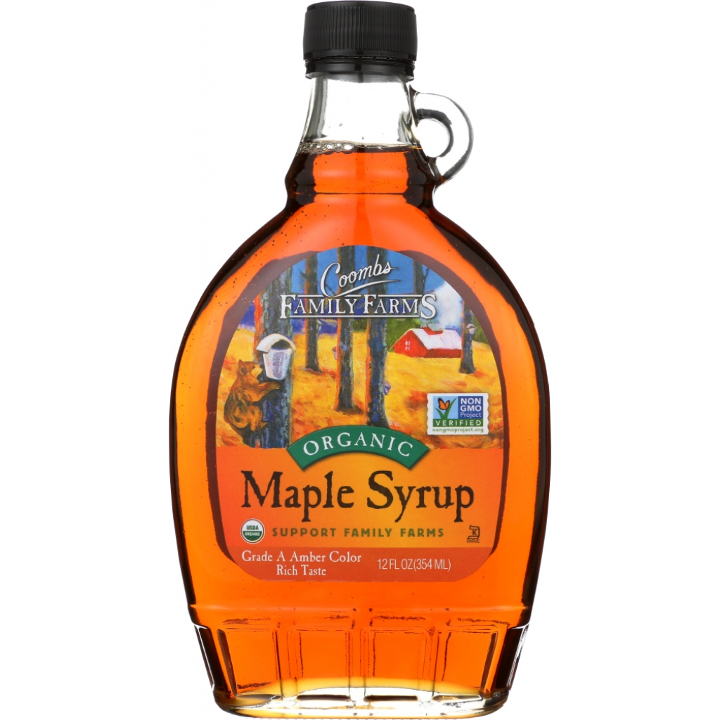 Grade A Organic Maple Syrup Amber - Sweet and Natural Delight