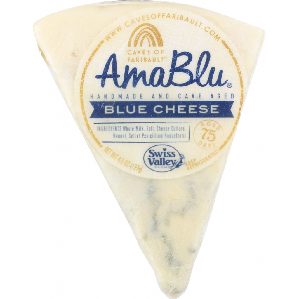 Amablu Blue Cheese Wax Wedge - 4.5 oz