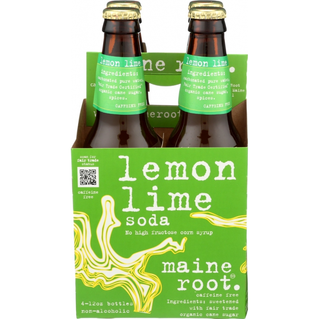 Lemon Lime Soda for a Refreshing Experience, 4 Pack