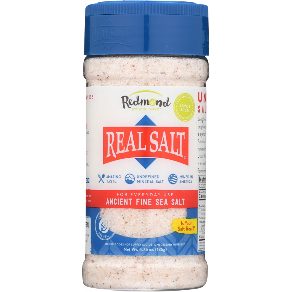 Real Salt Shaker - 4.75 oz of Authentic Unrefined Salt