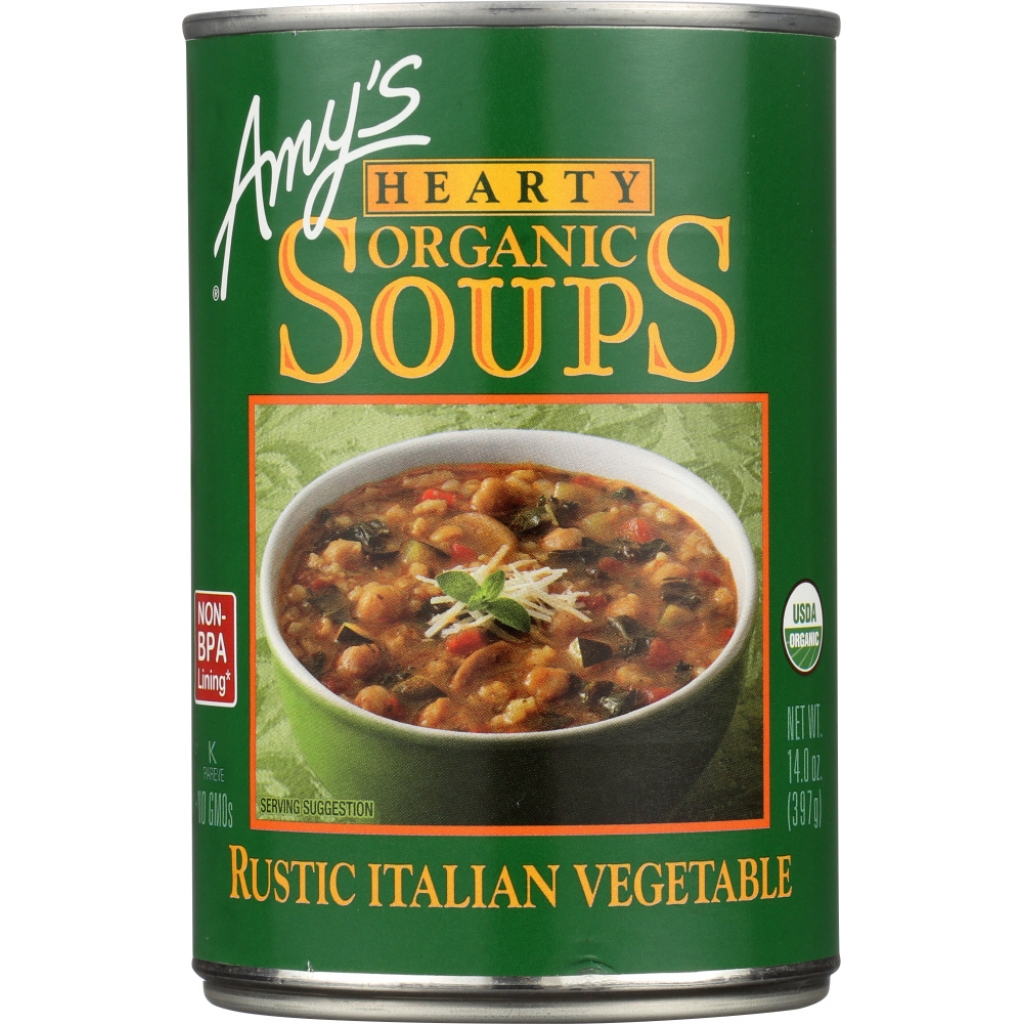 Organic Hearty Rustic Italian Vegetable Soup - 14 oz