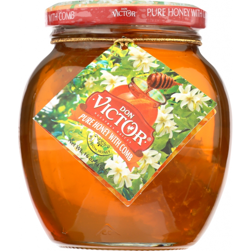 Premium Honey with Comb - 16 oz