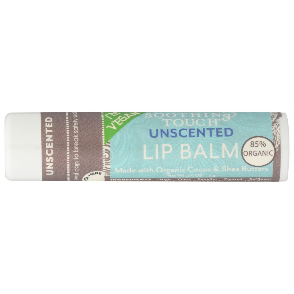 Vegan Unscented Lip Balm Tub - 0.25 oz