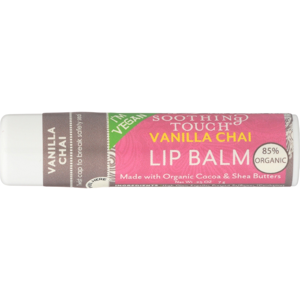 Vegan Lip Balm with Vanilla Chai Flavor