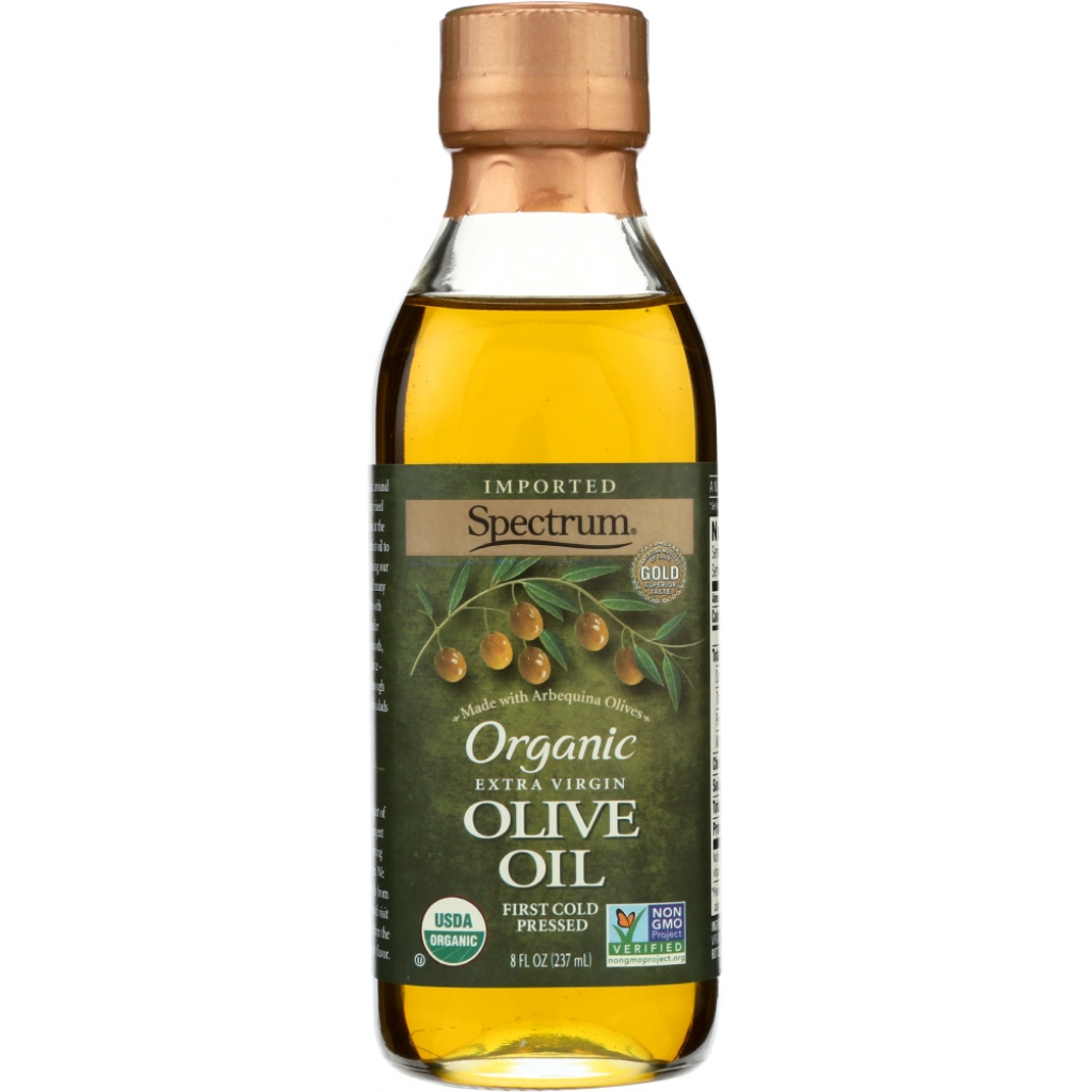 Spectrum Organic Extra Virgin Olive Oil, 8 oz