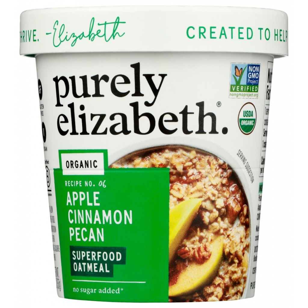 Organic Apple Cinnamon Pecan Superfood Oatmeal, 2 oz