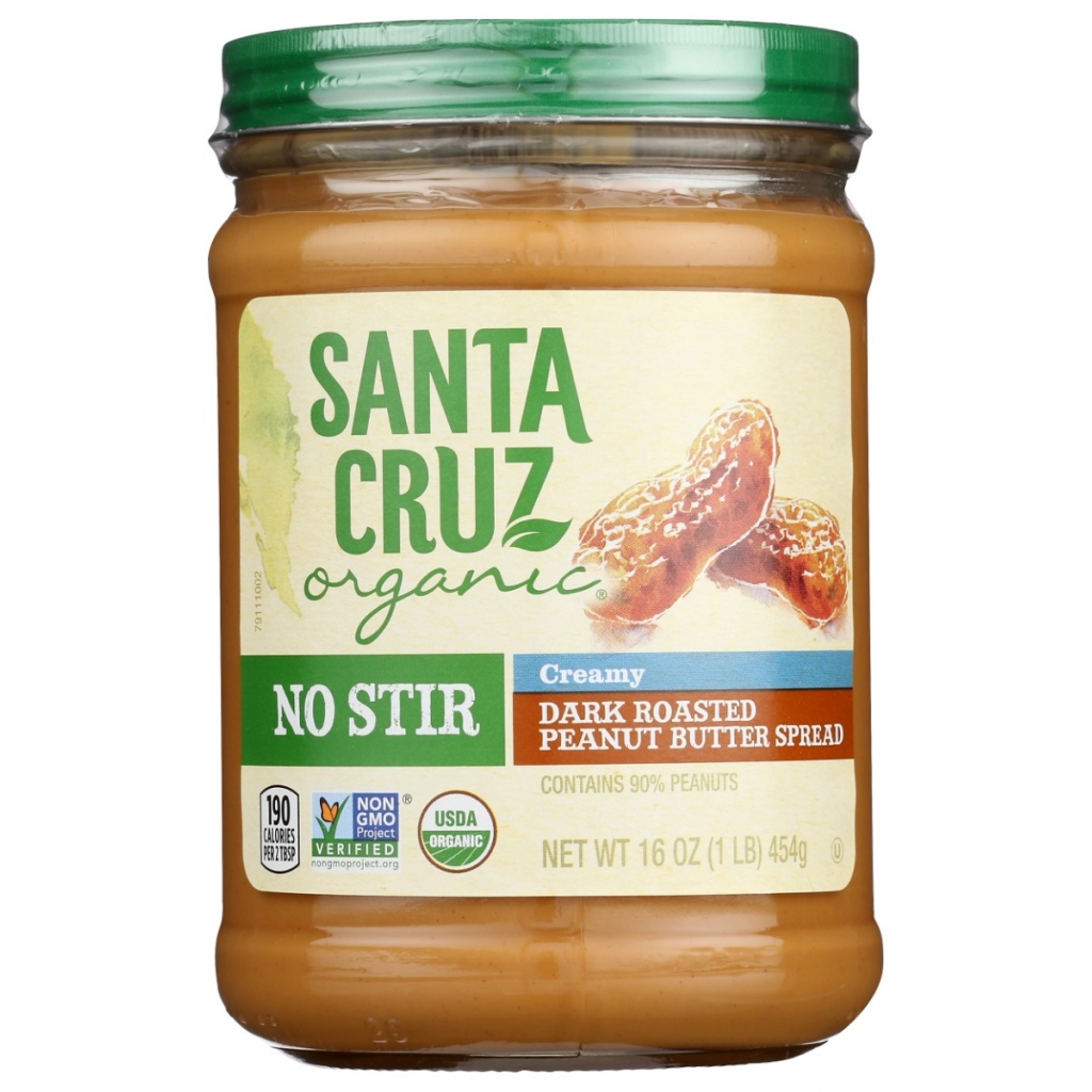 Santa Cruz Organic Peanut Butter, 16 oz