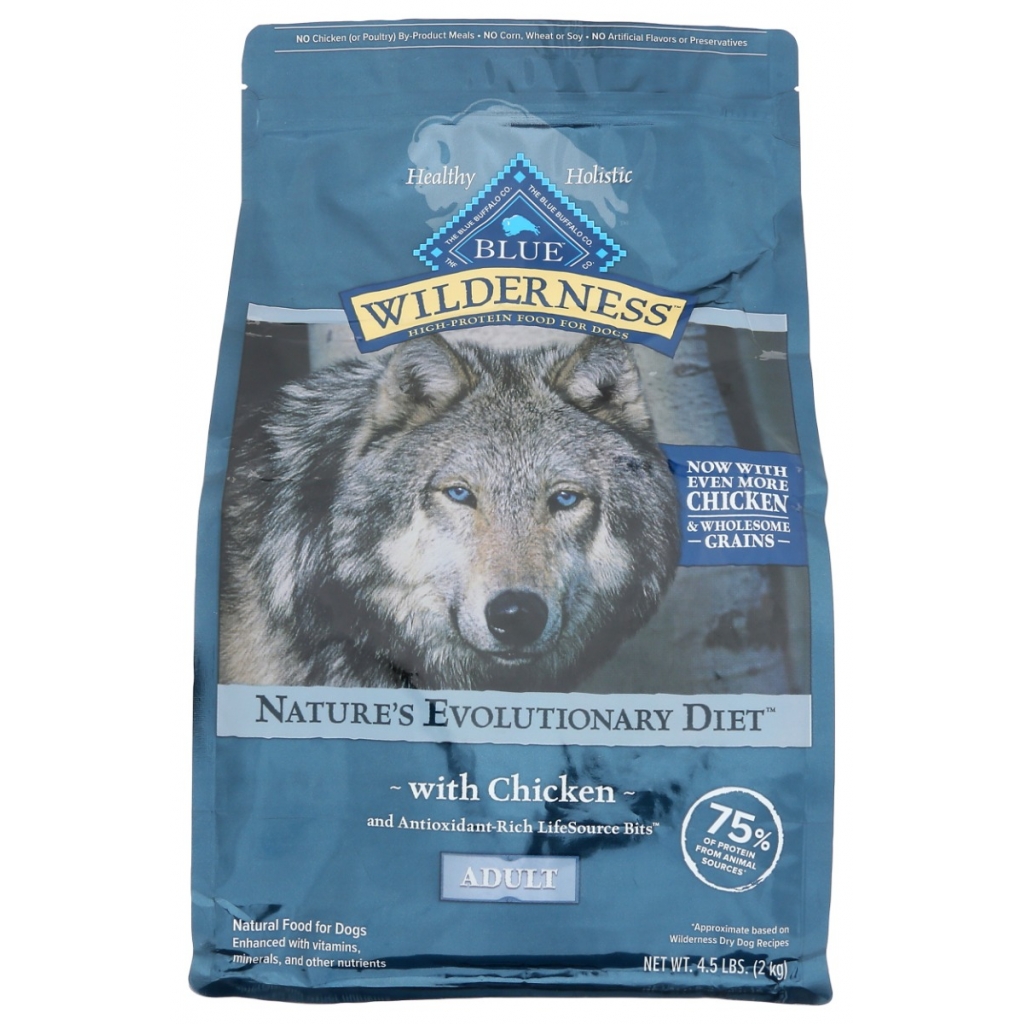 BLUE Wilderness Adult Chicken Dog Food - 4.5 lb