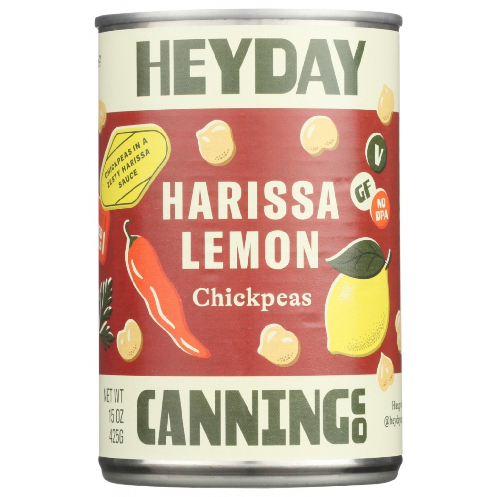 Chickpeas with Harissa and Lemon - 15 oz