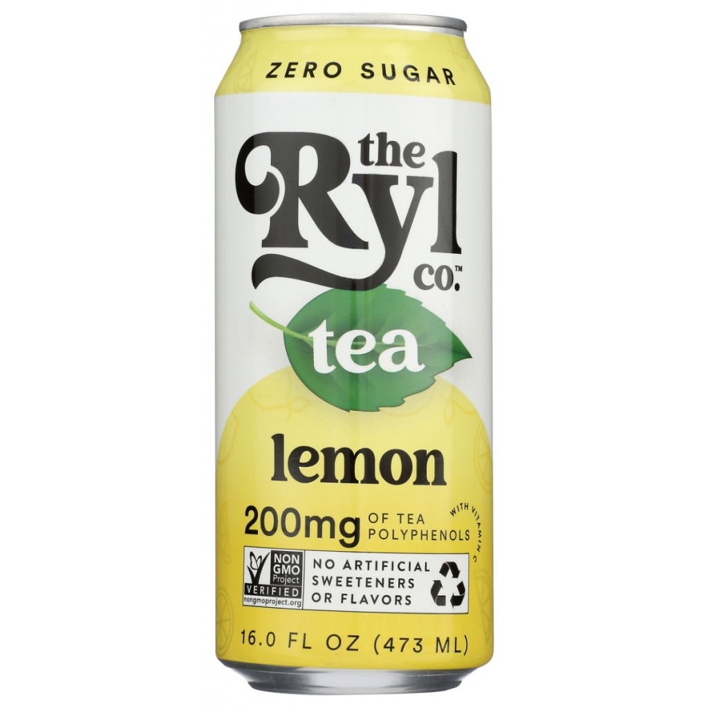 Ryl Black Lemon Tea - 16 FL oz