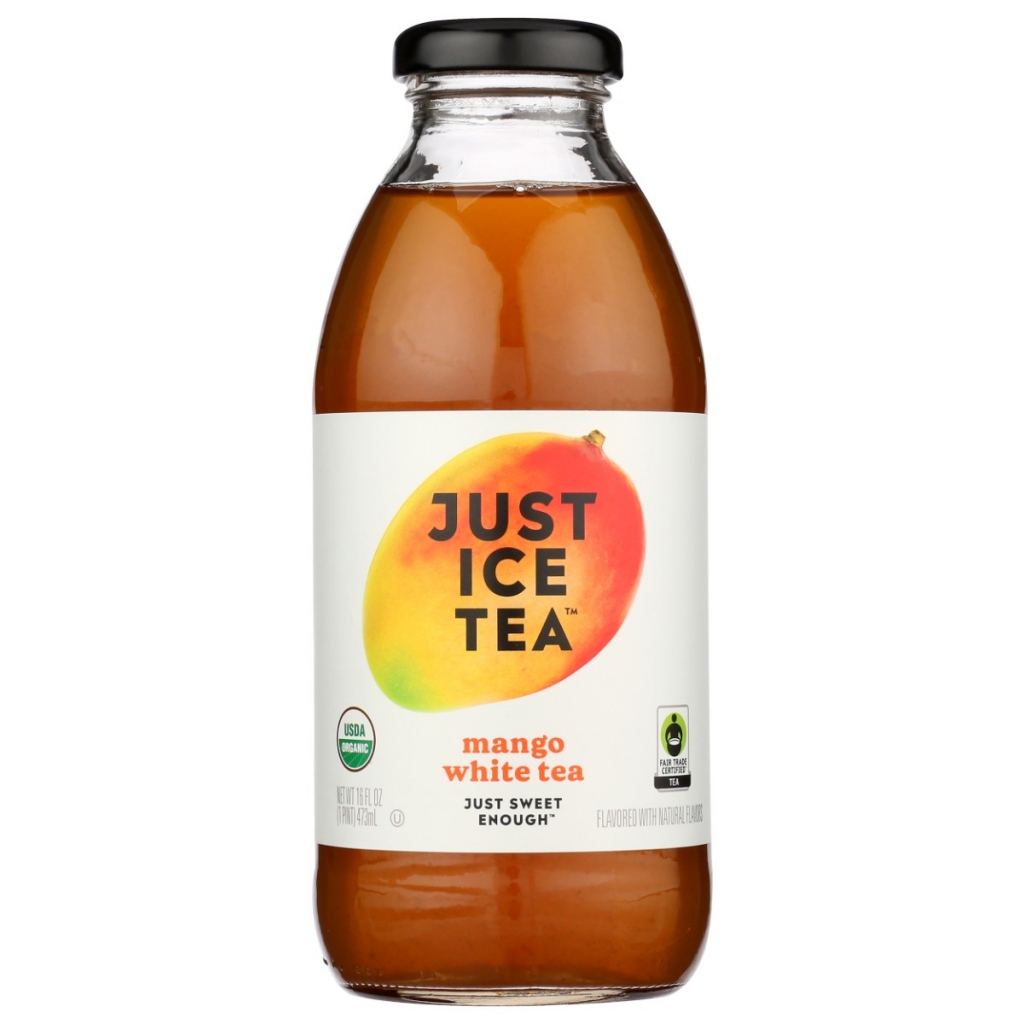 Just Ice Mango White Organic Tea - 16 FL OZ