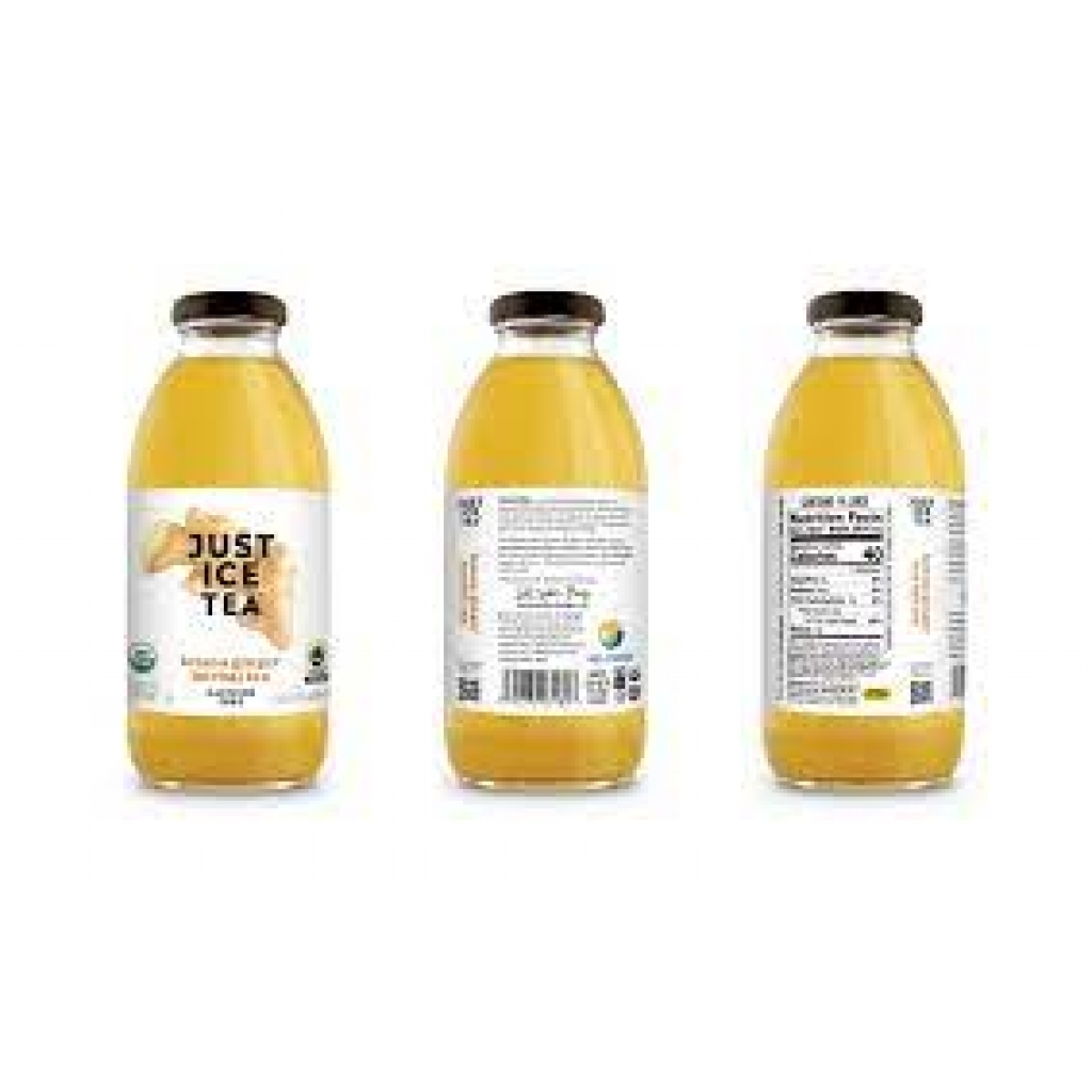 Organic Just Ice Lemon Ginger Tea, 16 fl oz