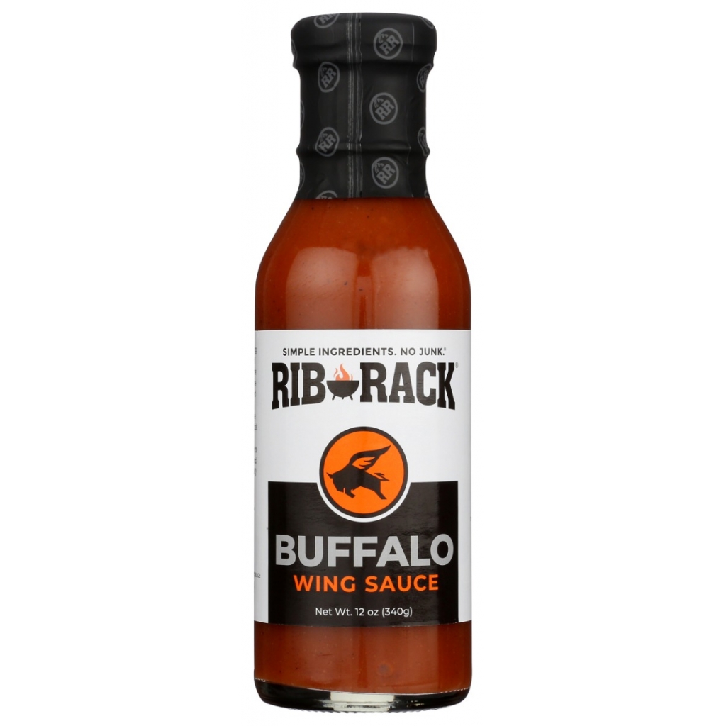 Rib Buffalo Wing Sauce - Bold and Spicy, 12 oz