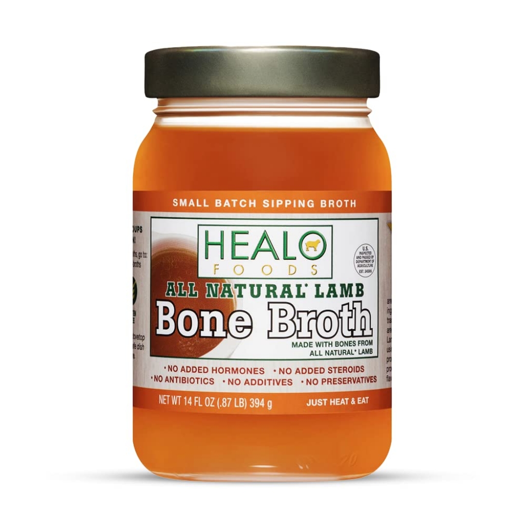 All-Natural Lamb Bone Broth, 14 fl oz - Home-Crafted Goodness