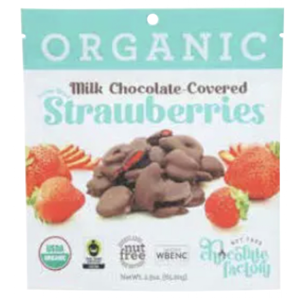 Organic Chocolate Covered Strawberries - 2.3 oz