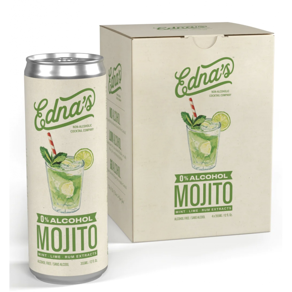 Sparkling Mocktail - Alcohol-Free Mojito - 4 Pack