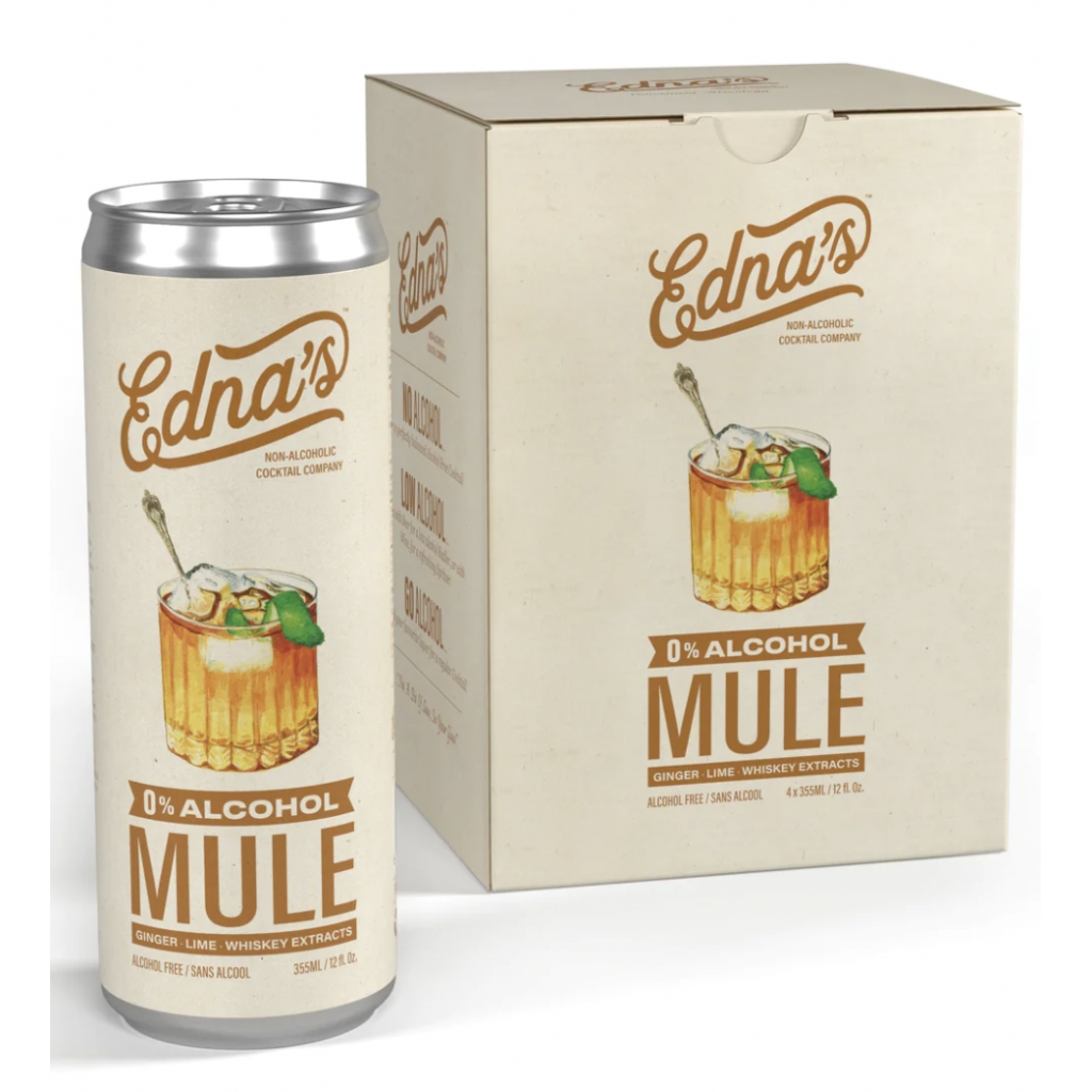 Sparkling Non-Alcoholic Mule Cocktails, 4-pack, 48 fl oz