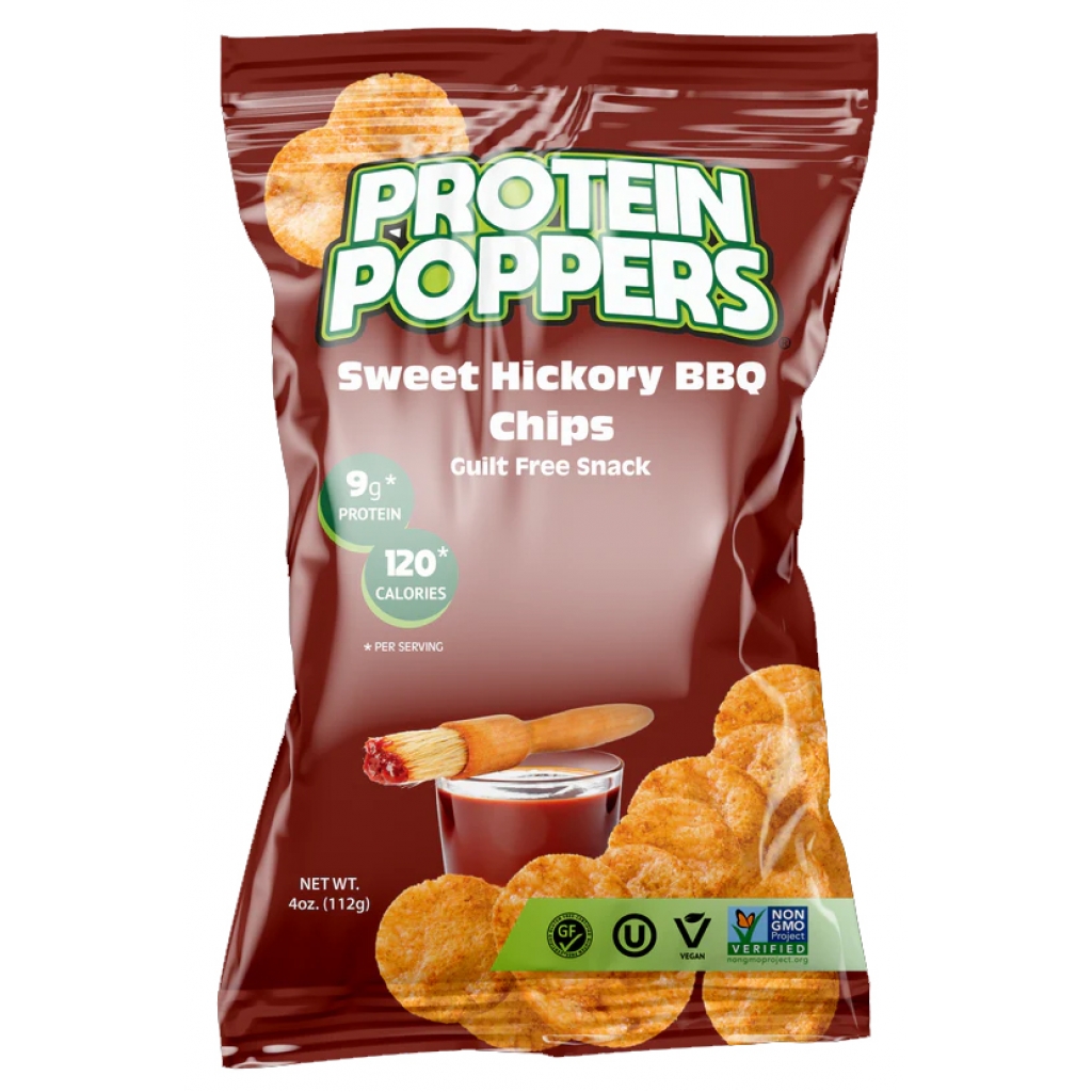 Protein Poppers Sweet Honey BBQ Chips, 4 OZ