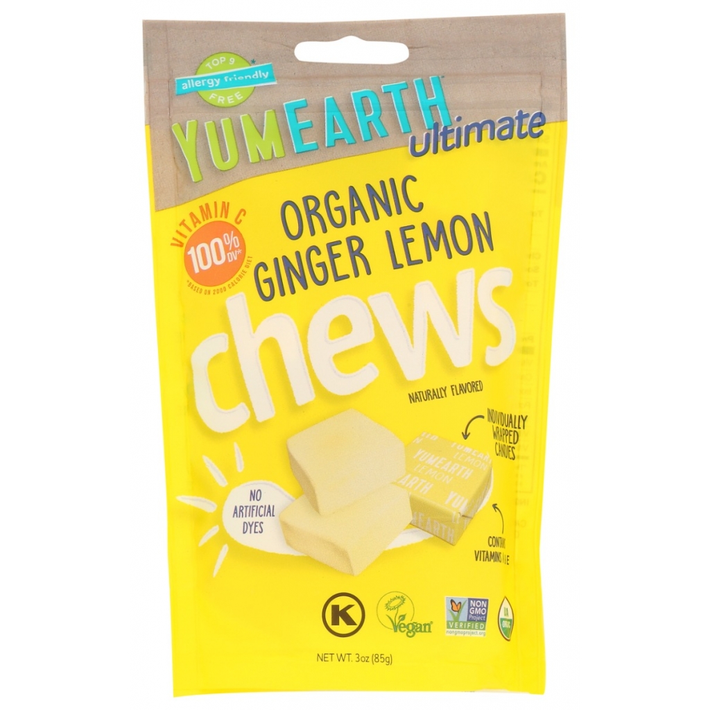 Organic Ginger Lemon Chews - 3 oz