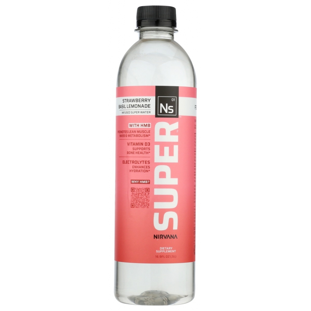 Refreshing Strawberry Basil Sparkling Water, 16.9 fl oz