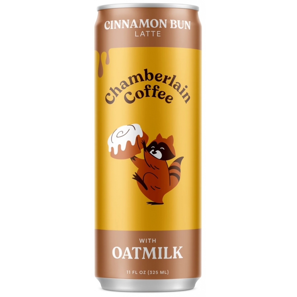 Chamberlain Coffee Cinnamon Bun Latte with Oatmilk - 11 fl oz