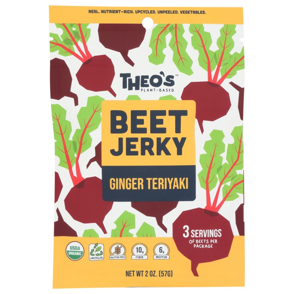 Ginger Teriyaki Beet Jerky - Innovative Healthy Snacking Option