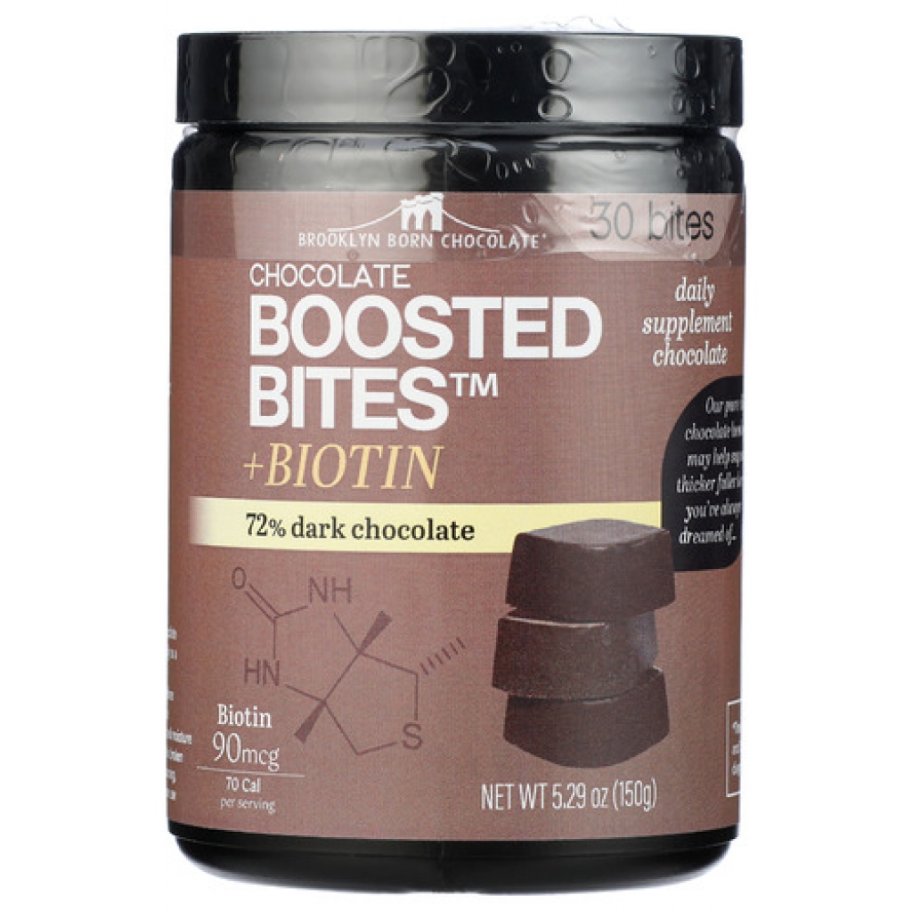 Biotin Infused Dark Chocolate Bites, 5.29 Oz