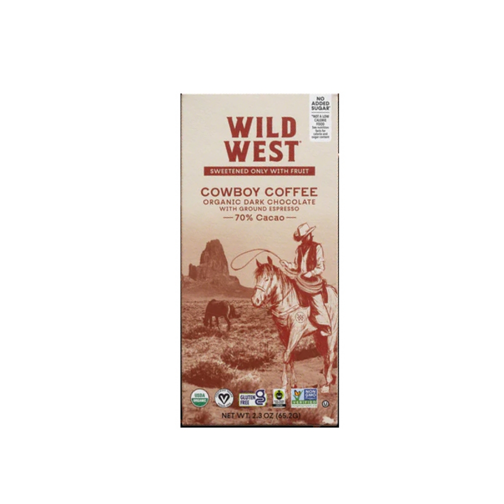 Cowboy Coffee Dark Chocolate Bar - 2.3 oz