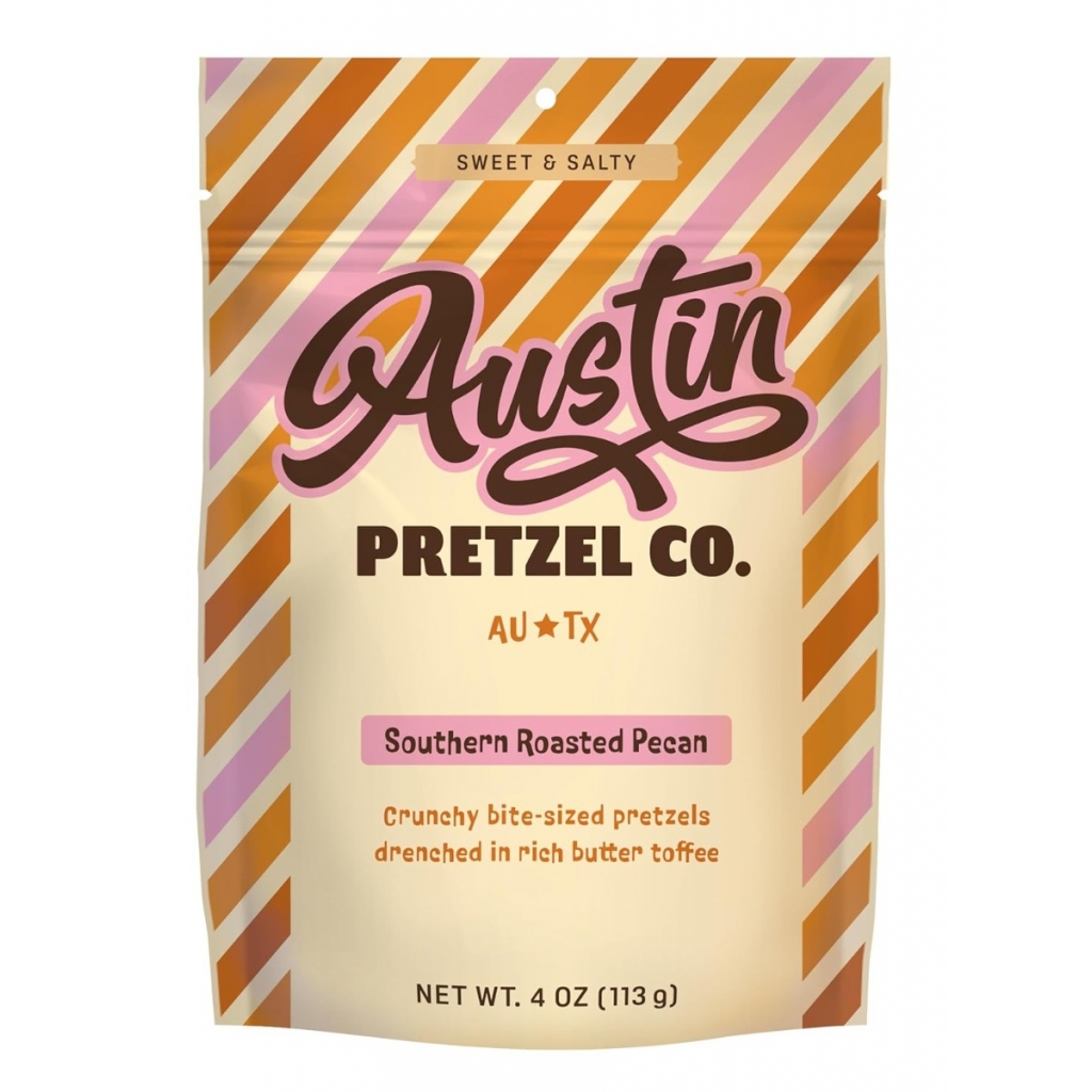 Southern Roasted Pecan Pretzels - Crunchy Snack, 4 oz