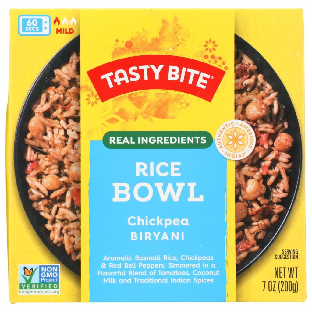 Chickpea Biryani Rice Bowl - Flavorful Indian Meal, 7 oz