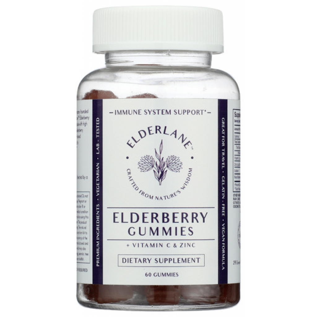 Elderberry Gummies for Immune Support - 60 Pieces