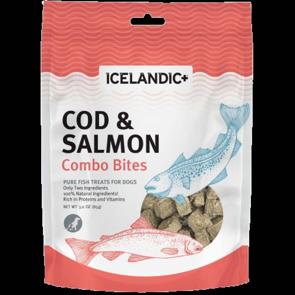 Nutritious Cod and Salmon Combo Bites Dog Treats - 3 oz