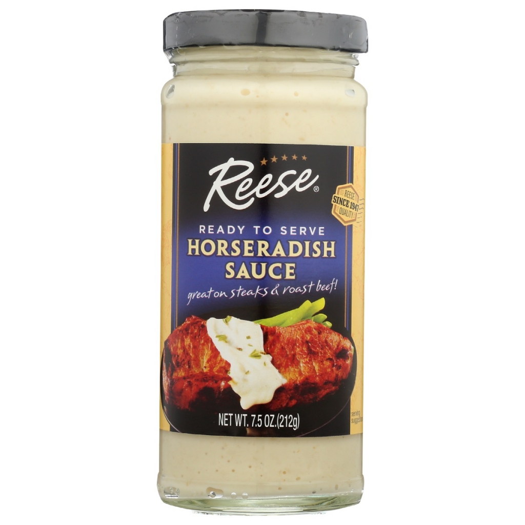 Reese Horseradish Sauce - Deliciously Spicy Condiment, 7.5 oz