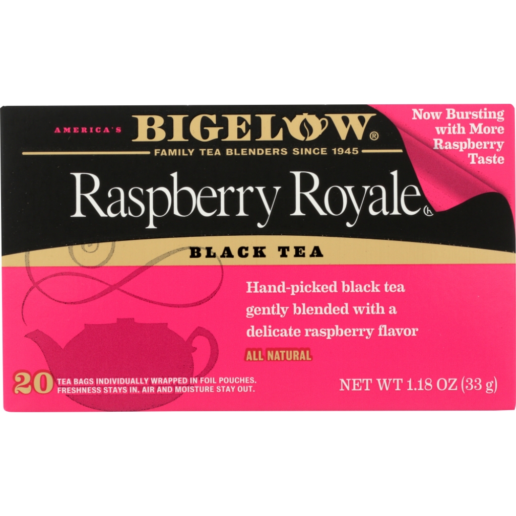 Raspberry Royale Black Tea - 20 Tea Bags, 1.18 oz